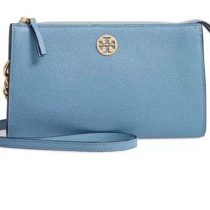 Tory Burch Mini Everly Crossbody Bag in Blue